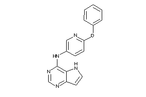 (6-phenoxy-3-pyridyl)-(5H-pyrrolo[3,2-d]pyrimidin-4-yl)amine