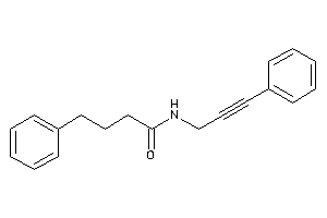 4-phenyl-N-(3-phenylprop-2-ynyl)butyramide