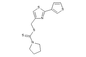 Pyrrolidine-1-carbodithioic Acid [2-(3-thienyl)thiazol-4-yl]methyl Ester