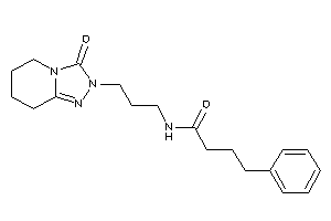 N-[3-(3-keto-5,6,7,8-tetrahydro-[1,2,4]triazolo[4,3-a]pyridin-2-yl)propyl]-4-phenyl-butyramide