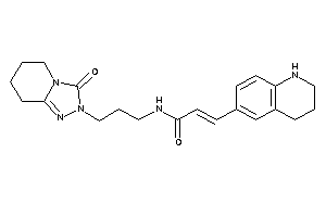 N-[3-(3-keto-5,6,7,8-tetrahydro-[1,2,4]triazolo[4,3-a]pyridin-2-yl)propyl]-3-(1,2,3,4-tetrahydroquinolin-6-yl)acrylamide