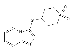 Image of 4-([1,2,4]triazolo[4,3-a]pyridin-3-ylthio)thiane 1,1-dioxide