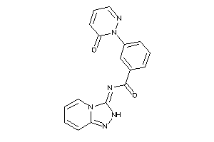 3-(6-ketopyridazin-1-yl)-N-(2H-[1,2,4]triazolo[4,3-a]pyridin-3-ylidene)benzamide