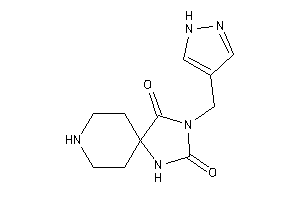 3-(1H-pyrazol-4-ylmethyl)-1,3,8-triazaspiro[4.5]decane-2,4-quinone