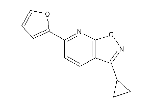 3-cyclopropyl-6-(2-furyl)isoxazolo[5,4-b]pyridine