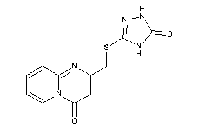 2-[[(5-keto-1,4-dihydro-1,2,4-triazol-3-yl)thio]methyl]pyrido[1,2-a]pyrimidin-4-one