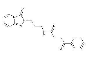 4-keto-N-[3-(3-keto-[1,2,4]triazolo[4,3-a]pyridin-2-yl)propyl]-4-phenyl-butyramide