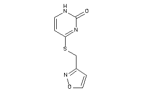 4-(isoxazol-3-ylmethylthio)-1H-pyrimidin-2-one