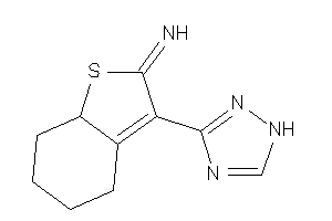 Image of [3-(1H-1,2,4-triazol-3-yl)-5,6,7,7a-tetrahydro-4H-benzothiophen-2-ylidene]amine