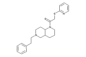 1-(6-phenethyl-2,3,4,4a,5,7,8,8a-octahydro-1,6-naphthyridin-1-yl)-2-(2-pyridylthio)ethanone