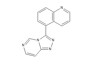 Image of 5-([1,2,4]triazolo[3,4-f]pyrimidin-3-yl)quinoline