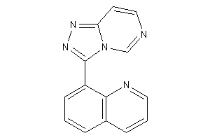 8-([1,2,4]triazolo[3,4-f]pyrimidin-3-yl)quinoline
