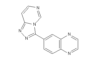 6-([1,2,4]triazolo[3,4-f]pyrimidin-3-yl)quinoxaline