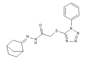 N-(norbornan-2-ylideneamino)-2-[(1-phenyltetrazol-5-yl)thio]acetamide
