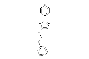 4-[5-(phenethylthio)-4H-1,2,4-triazol-3-yl]pyridine