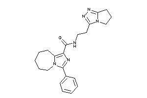 N-[2-(6,7-dihydro-5H-pyrrolo[2,1-c][1,2,4]triazol-3-yl)ethyl]-3-phenyl-6,7,8,9-tetrahydro-5H-imidazo[1,5-a]azepine-1-carboxamide