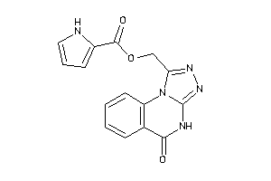 1H-pyrrole-2-carboxylic Acid (5-keto-4H-[1,2,4]triazolo[4,3-a]quinazolin-1-yl)methyl Ester