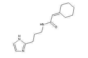 2-cyclohexylidene-N-[3-(1H-imidazol-2-yl)propyl]acetamide