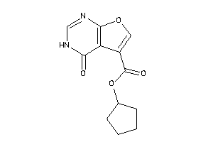 Image of 4-keto-3H-furo[2,3-d]pyrimidine-5-carboxylic Acid Cyclopentyl Ester