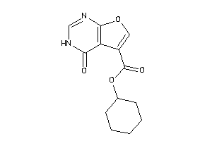 4-keto-3H-furo[2,3-d]pyrimidine-5-carboxylic Acid Cyclohexyl Ester