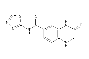 Image of 3-keto-N-(1,3,4-thiadiazol-2-yl)-2,4-dihydro-1H-quinoxaline-6-carboxamide