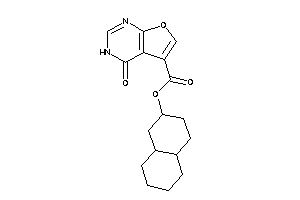 Image of 4-keto-3H-furo[2,3-d]pyrimidine-5-carboxylic Acid Decalin-2-yl Ester