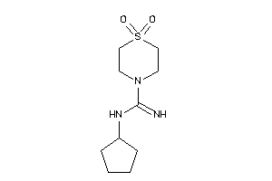 Image of N-cyclopentyl-1,1-diketo-1,4-thiazinane-4-carboxamidine