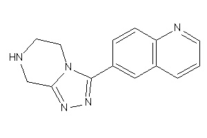 Image of 6-(5,6,7,8-tetrahydro-[1,2,4]triazolo[4,3-a]pyrazin-3-yl)quinoline