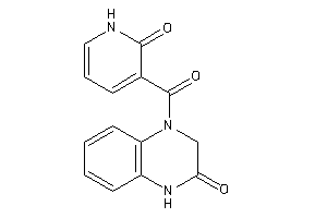 Image of 4-(2-keto-1H-pyridine-3-carbonyl)-1,3-dihydroquinoxalin-2-one