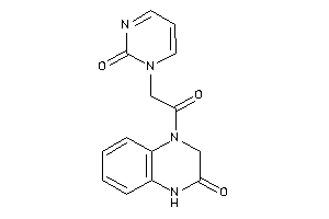 4-[2-(2-ketopyrimidin-1-yl)acetyl]-1,3-dihydroquinoxalin-2-one