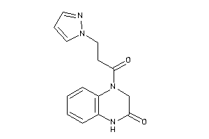 Image of 4-(3-pyrazol-1-ylpropanoyl)-1,3-dihydroquinoxalin-2-one