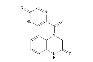 4-(6-keto-1H-pyrazine-3-carbonyl)-1,3-dihydroquinoxalin-2-one