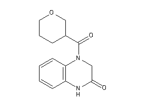 4-(tetrahydropyran-3-carbonyl)-1,3-dihydroquinoxalin-2-one
