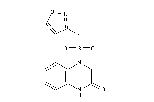 Image of 4-(isoxazol-3-ylmethylsulfonyl)-1,3-dihydroquinoxalin-2-one