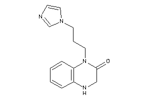 1-(3-imidazol-1-ylpropyl)-3,4-dihydroquinoxalin-2-one