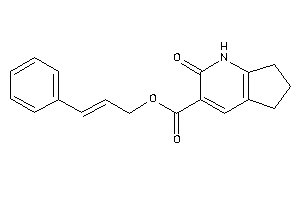 2-keto-1,5,6,7-tetrahydro-1-pyrindine-3-carboxylic Acid Cinnamyl Ester