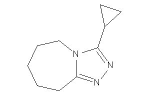 Image of 3-cyclopropyl-6,7,8,9-tetrahydro-5H-[1,2,4]triazolo[4,3-a]azepine