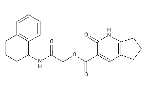 2-keto-1,5,6,7-tetrahydro-1-pyrindine-3-carboxylic Acid [2-keto-2-(tetralin-1-ylamino)ethyl] Ester