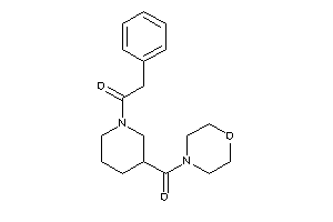 1-[3-(morpholine-4-carbonyl)piperidino]-2-phenyl-ethanone