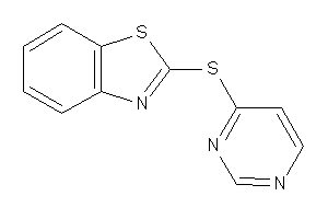 2-(4-pyrimidylthio)-1,3-benzothiazole
