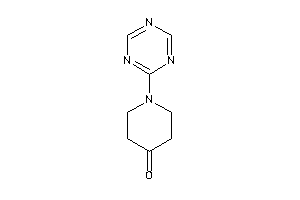 1-(s-triazin-2-yl)-4-piperidone