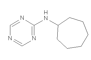 Cycloheptyl(s-triazin-2-yl)amine