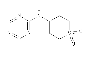 (1,1-diketothian-4-yl)-(s-triazin-2-yl)amine
