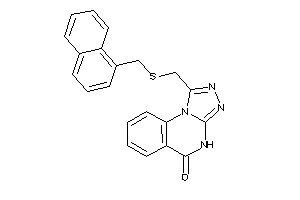 Image of 1-[(1-naphthylmethylthio)methyl]-4H-[1,2,4]triazolo[4,3-a]quinazolin-5-one
