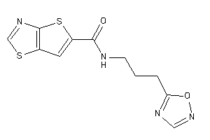 N-[3-(1,2,4-oxadiazol-5-yl)propyl]thieno[2,3-d]thiazole-5-carboxamide