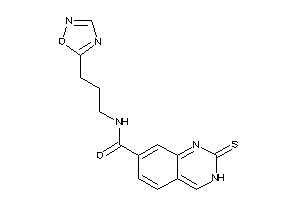 N-[3-(1,2,4-oxadiazol-5-yl)propyl]-2-thioxo-3H-quinazoline-7-carboxamide