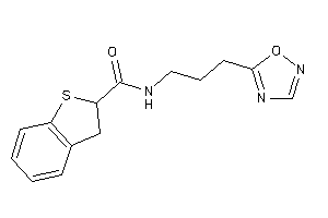 Image of N-[3-(1,2,4-oxadiazol-5-yl)propyl]-2,3-dihydrobenzothiophene-2-carboxamide