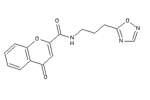 Image of 4-keto-N-[3-(1,2,4-oxadiazol-5-yl)propyl]chromene-2-carboxamide
