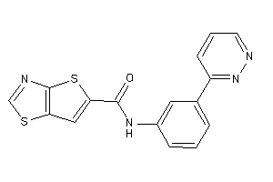 N-(3-pyridazin-3-ylphenyl)thieno[2,3-d]thiazole-5-carboxamide