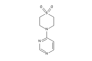 4-(4-pyrimidyl)-1,4-thiazinane 1,1-dioxide